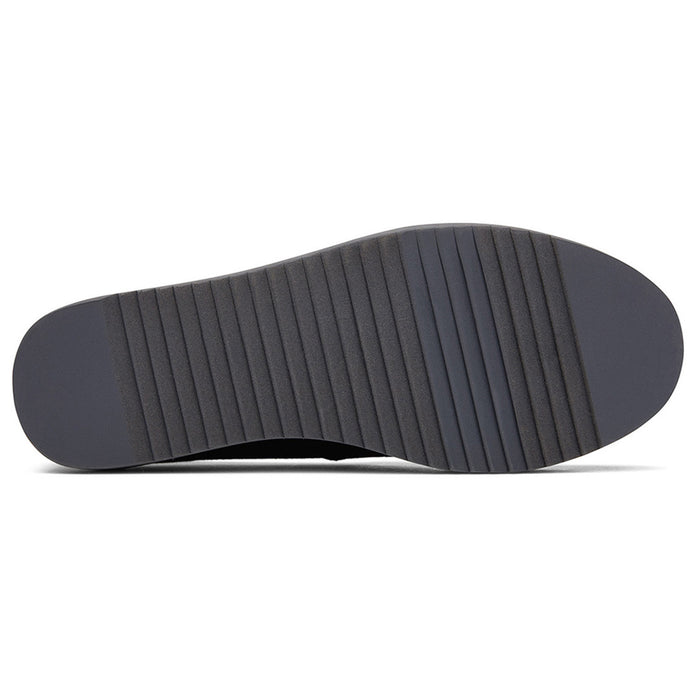 Canvas Platform Black Shoes