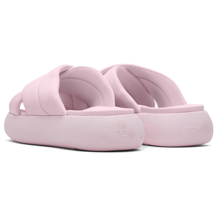 Women's Mallow Crossover Lilac Sliders