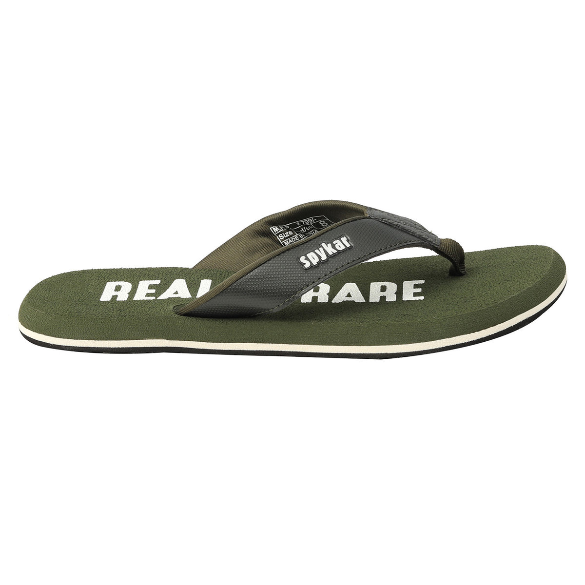 Brody Olive White Men Olive Thong Flip Flops Centro Shoes Online