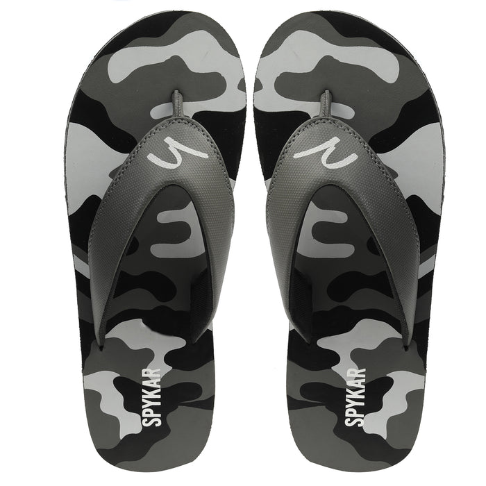Reed Grey Men Camouflage Flip Flops