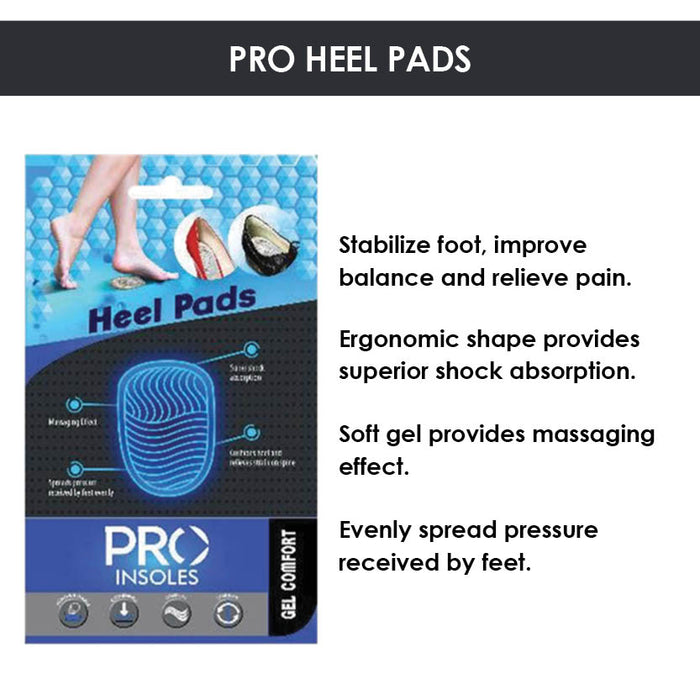 Pro Insoles Gel Comfort Heel Pad