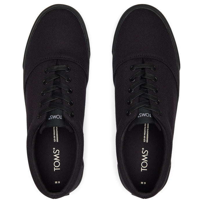 Men's Alpargata Fenix All Black Men Lace Up Shoes