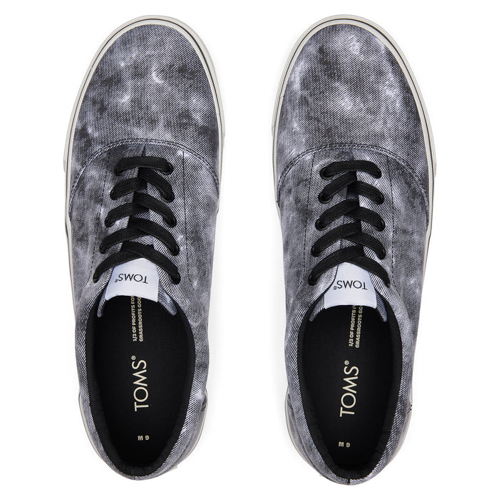 Men's Alpargata Fenix Black Repreve Washed Men Shoes Lace Up