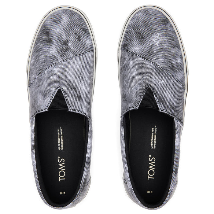 Men's Alpargata Fenix Black Repreve Washed Men Shoes Slip On