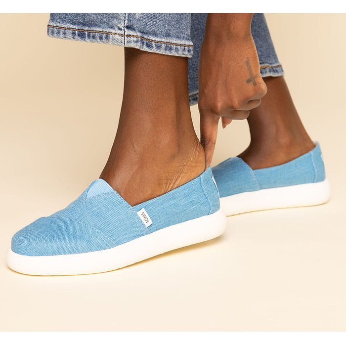 Women's Mallow Canvas Blue Women Sneakers