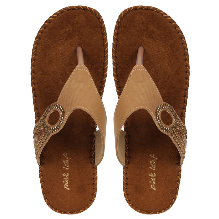 Pinkleaf Women Antique Casual Chappals