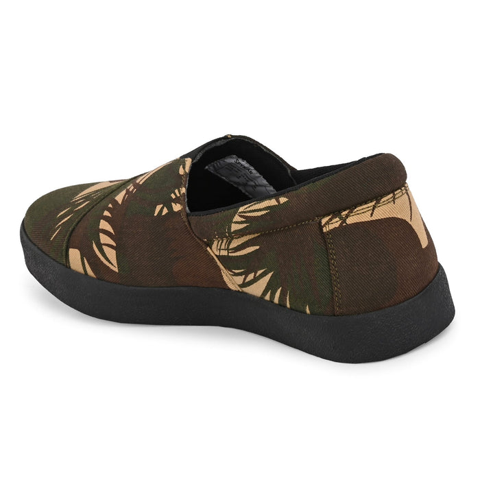 Mark Olive Men Tropical Print Sneakers