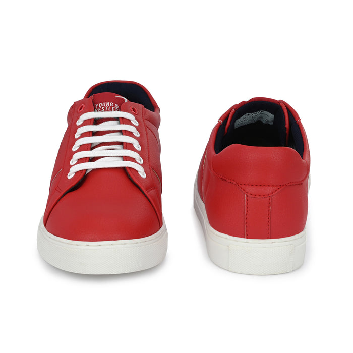 Kendal Red Men Colorblock Shoe Sneakers