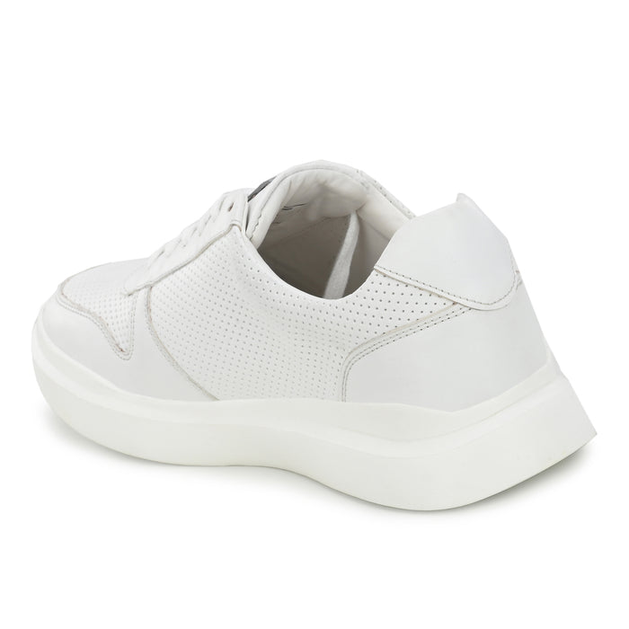 Luke White Men Solid White Sneakers