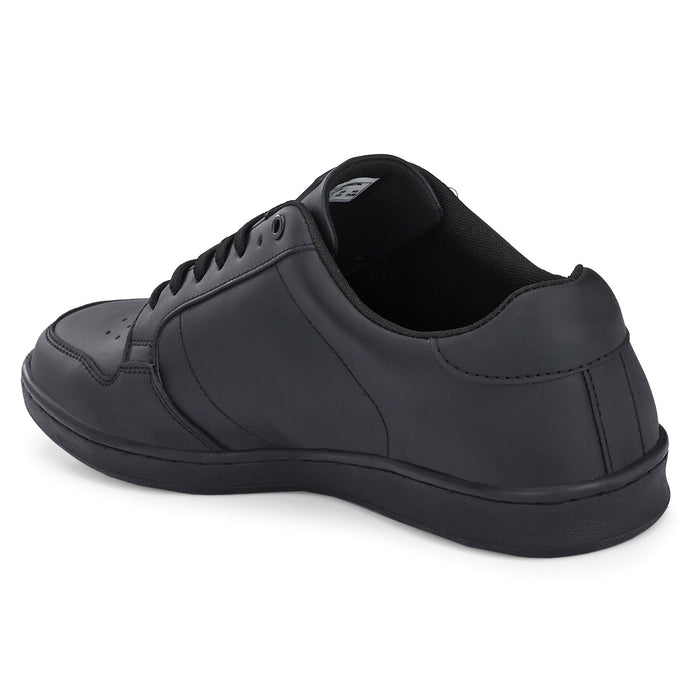 Kevin Black Men Black Laceup Sneakers