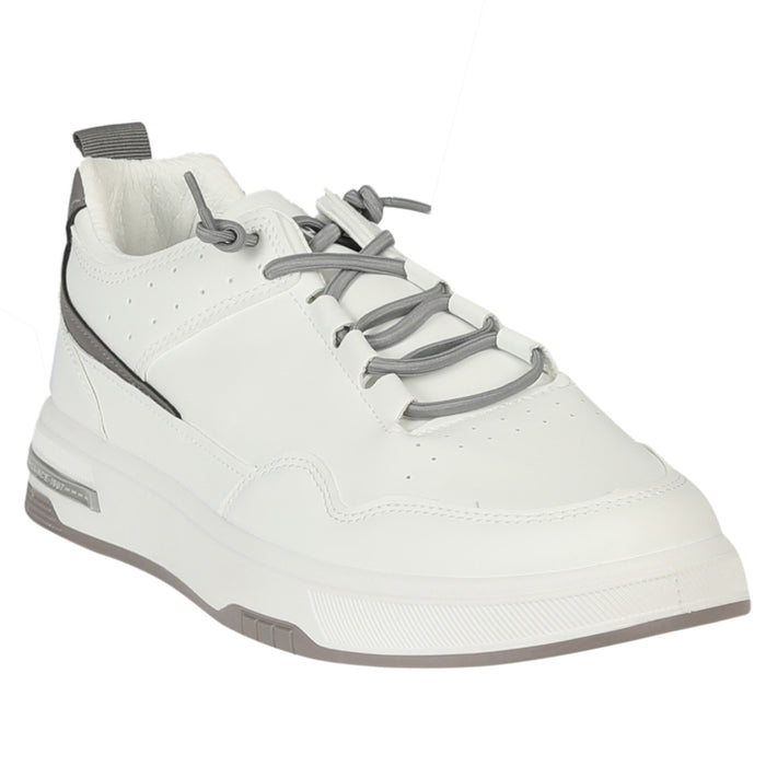 Hoopers Men Grey White Casual Shoes Lace Up