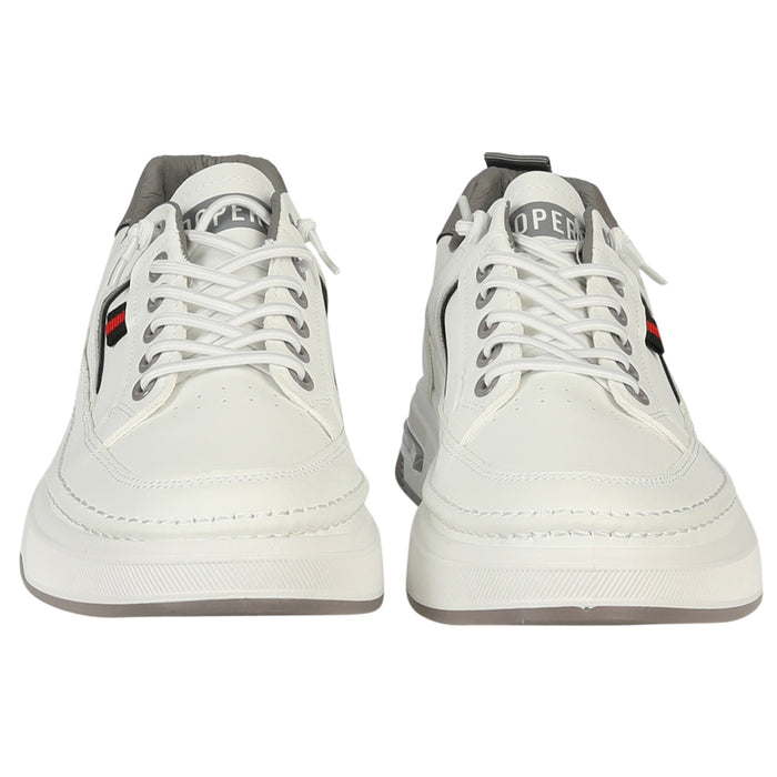 Hoopers Men White Casual Shoes Lace Up