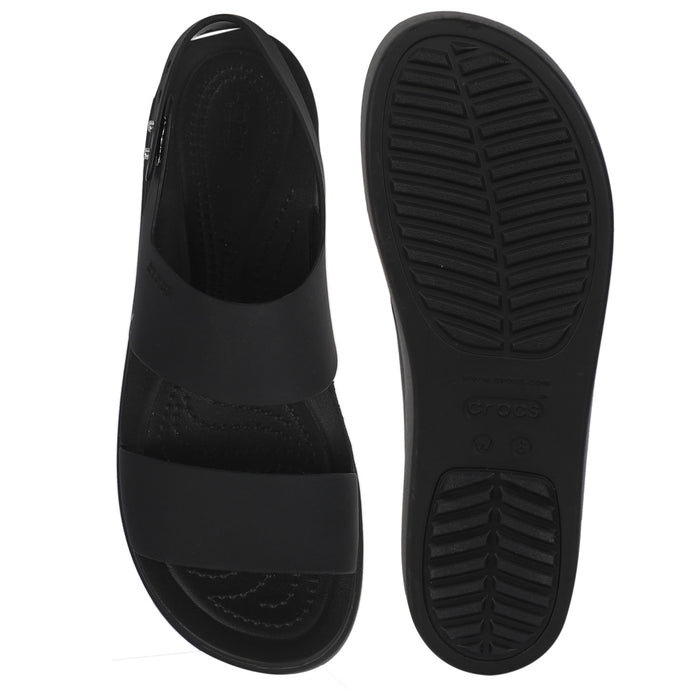 Crocs 206081 LITERIDE STRETCH SANDAL Ladies Sandals Light Grey/White |  Shuperb
