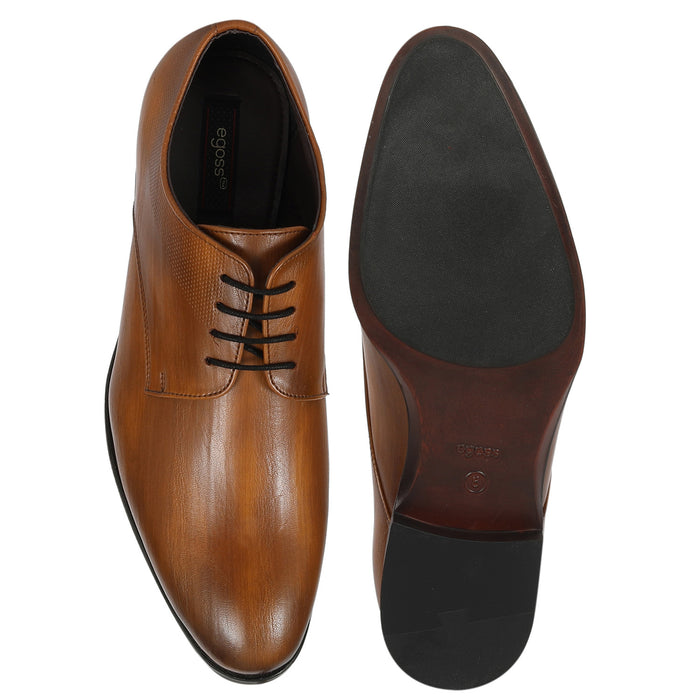 Egoss Edgy and Stylish Party Derby Shoes for Men