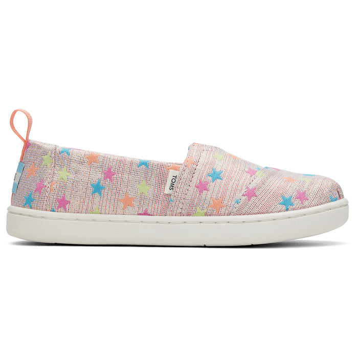 Kids' Alp Canvas  Star Print Slip Ons for Youth